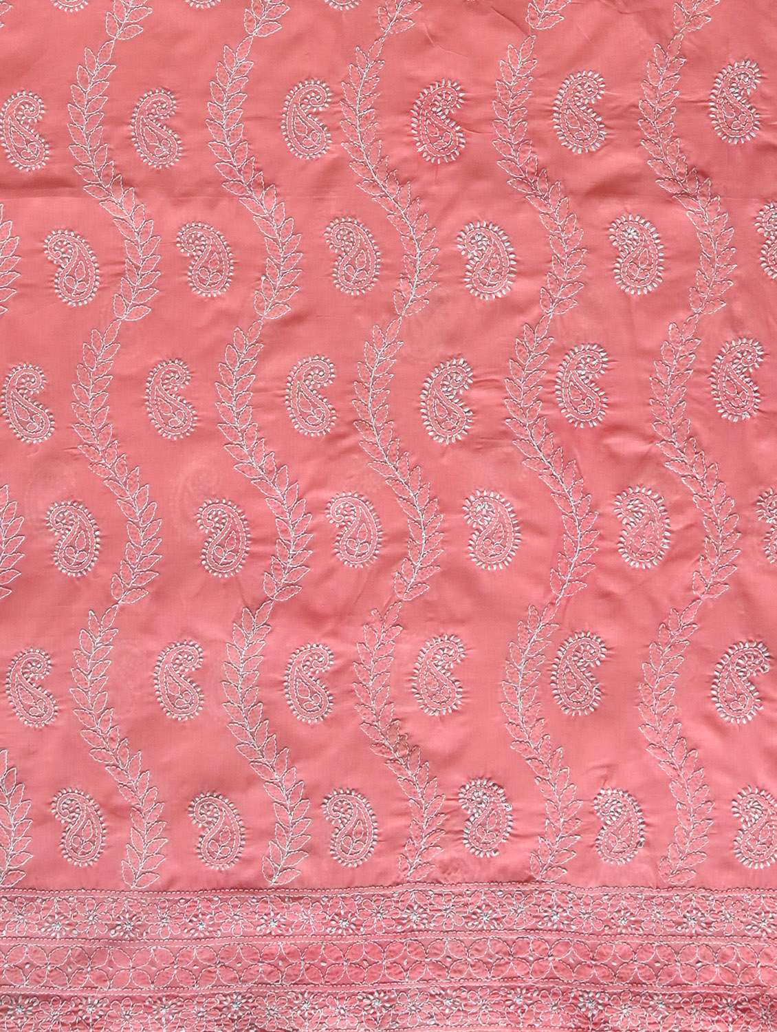 women chikankari work unstitched suit set - 21643670 -  Standard Image - 4