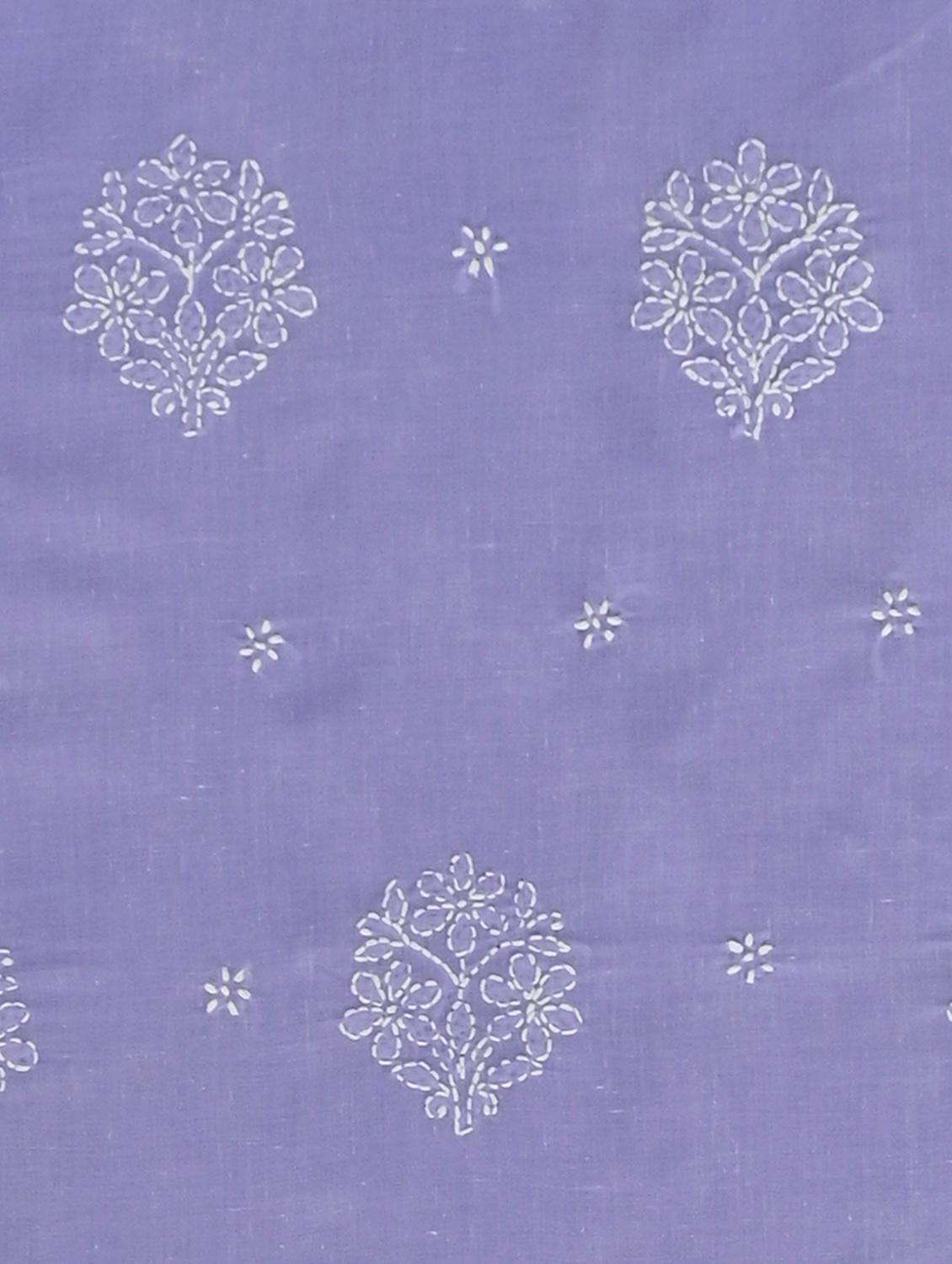 women chikankari work unstitched suit set - 21643675 - Standard Image - 4