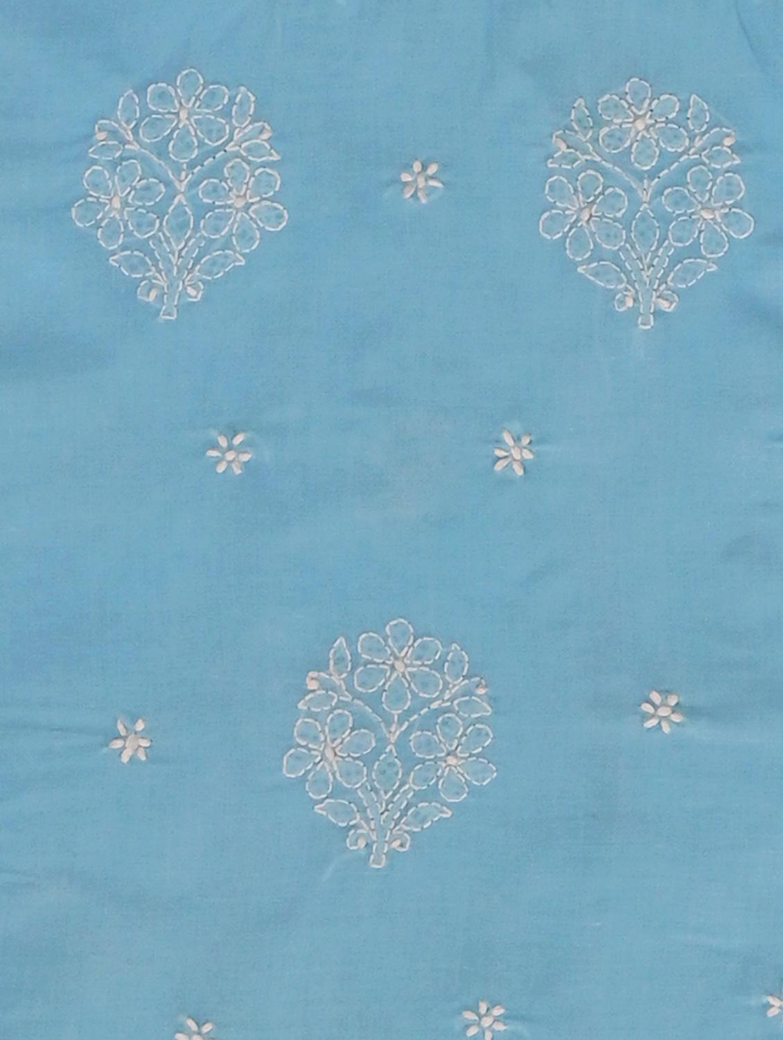 women chikankari work unstitched suit set - 21643679 - Standard Image - 4