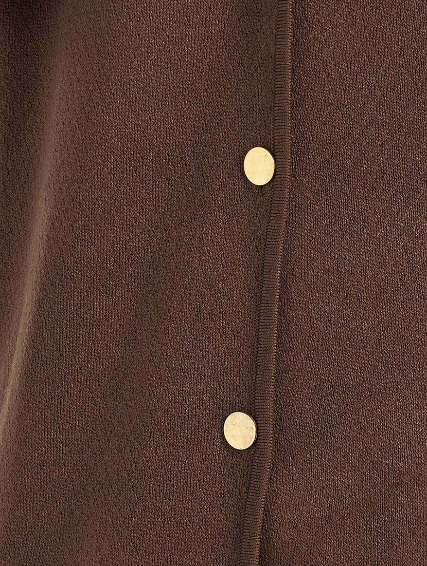 women solid long sleeves long cardigan - 21643822 -  Standard Image - 4