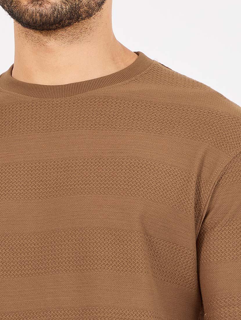 men round neck solid t-shirt & shorts co-ord set - 21643838 - Standard Image - 4