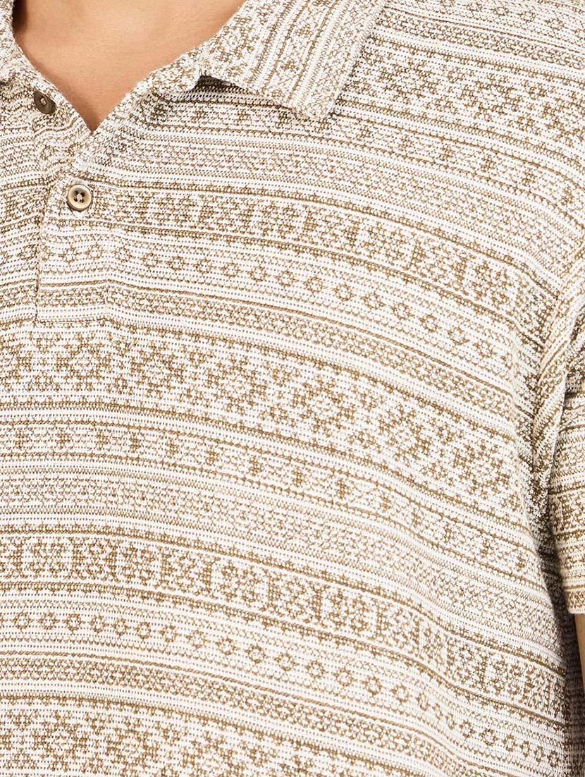 men polo neck printed t-shirt & shorts co-ord set - 21643839 - Standard Image - 4