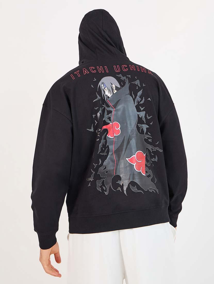 men long sleeves front & back print sweatshirt - 21643930 - Standard Image - 1