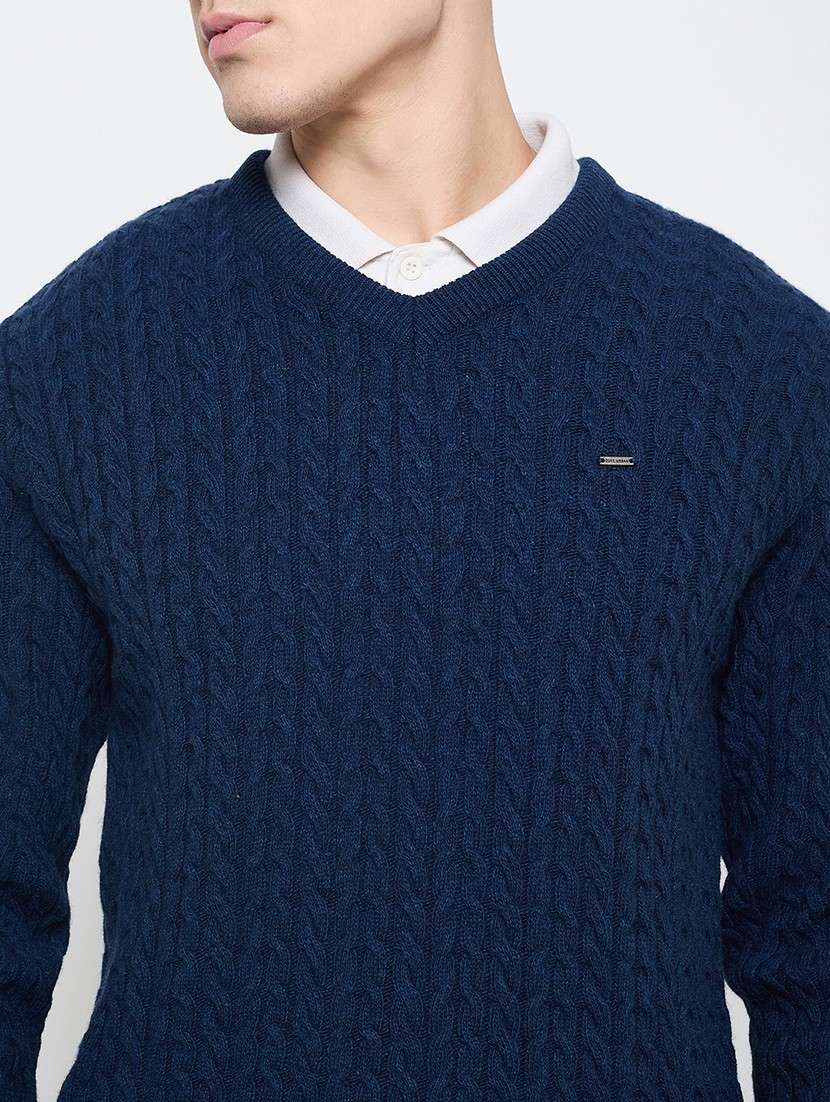men self design long sleeves pullover - 21644373 - Standard Image - 4