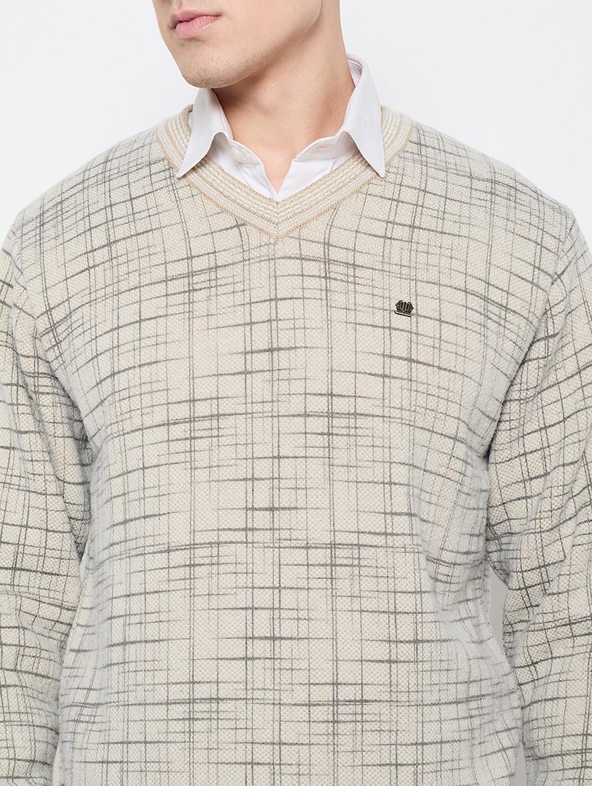 men self design long sleeves pullover - 21644378 - Standard Image - 4