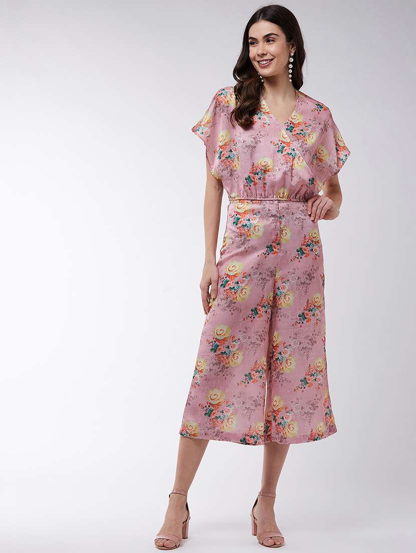 women floral printed top and trouser co-ord set - 21644500 - Standard Image - 1