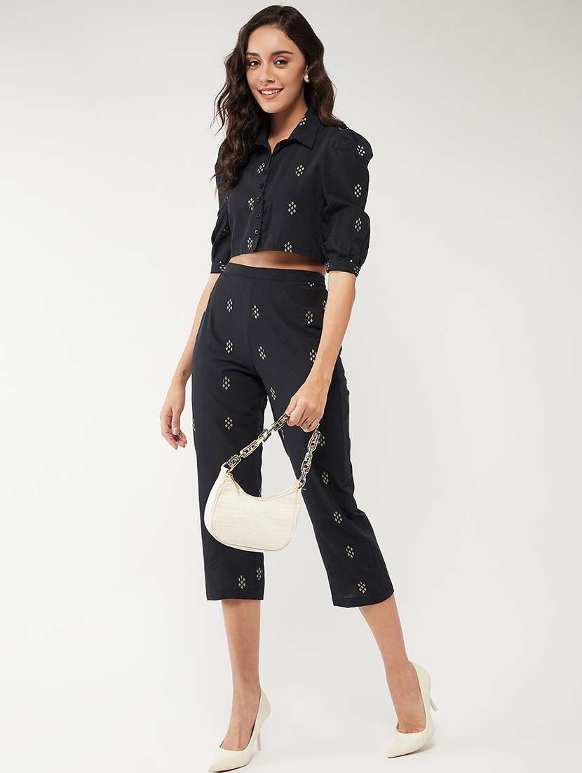 women black top and trouser co-ord set - 21644529 -  Standard Image - 4