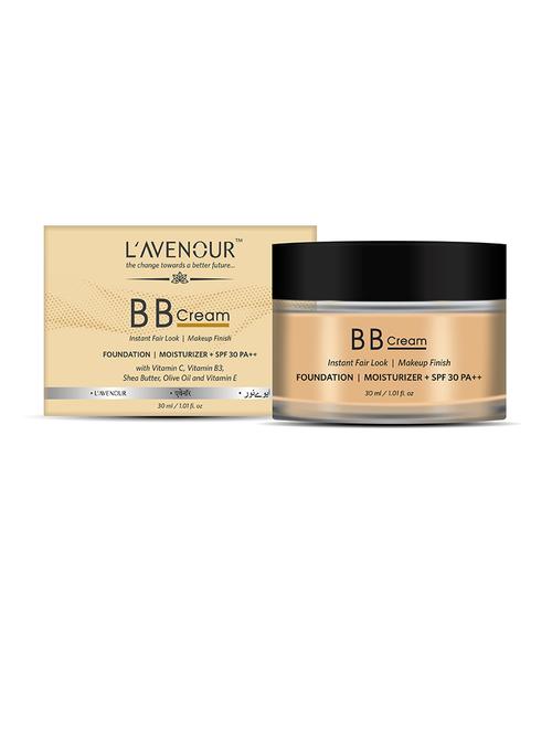 l'avenour bb cream with spf 30 pa++ for instant fair look & makeup finish - 30ml - 21644613 - Standard Image - 0