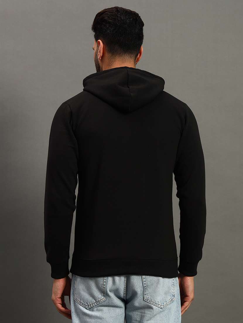 men regular fit front print hood neck sweatshirt - 21645029 -  Standard Image - 1