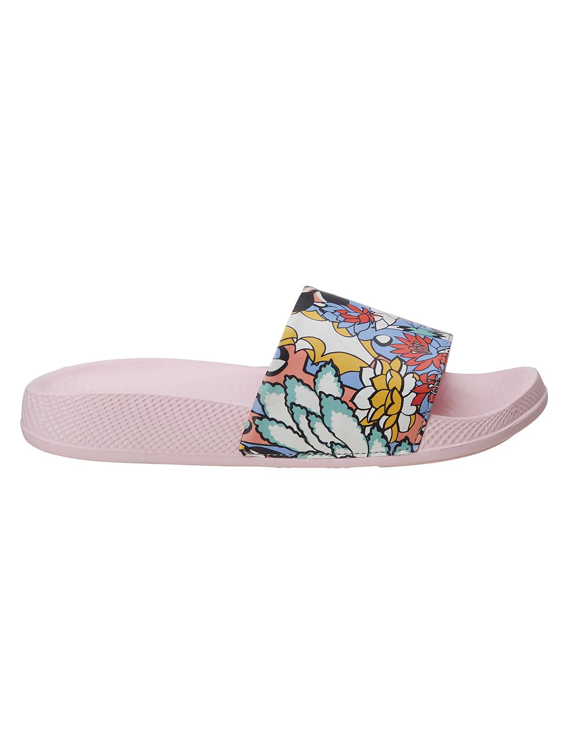 women printed comfortable slides - 21645045 - Standard Image - 1