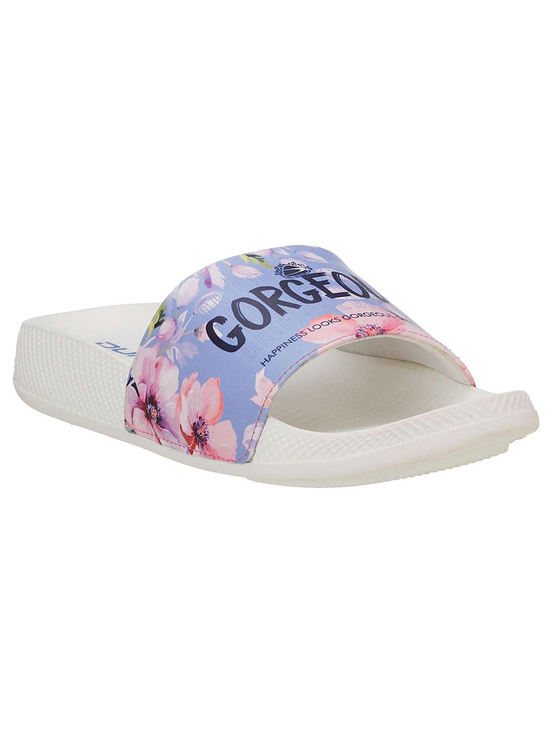 women printed comfortable slides - 21645046 -  Standard Image - 1