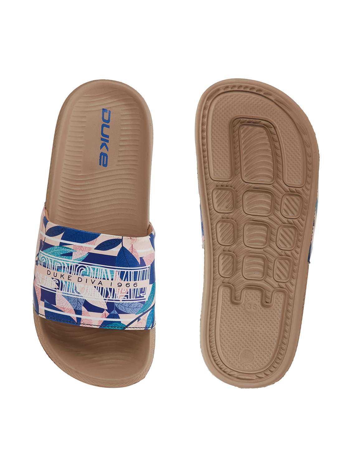 women printed comfortable slides - 21645050 - Standard Image - 4
