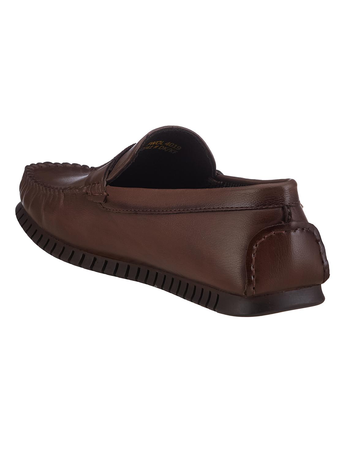 men brown slip on loafer - 21645065 - Standard Image - 4