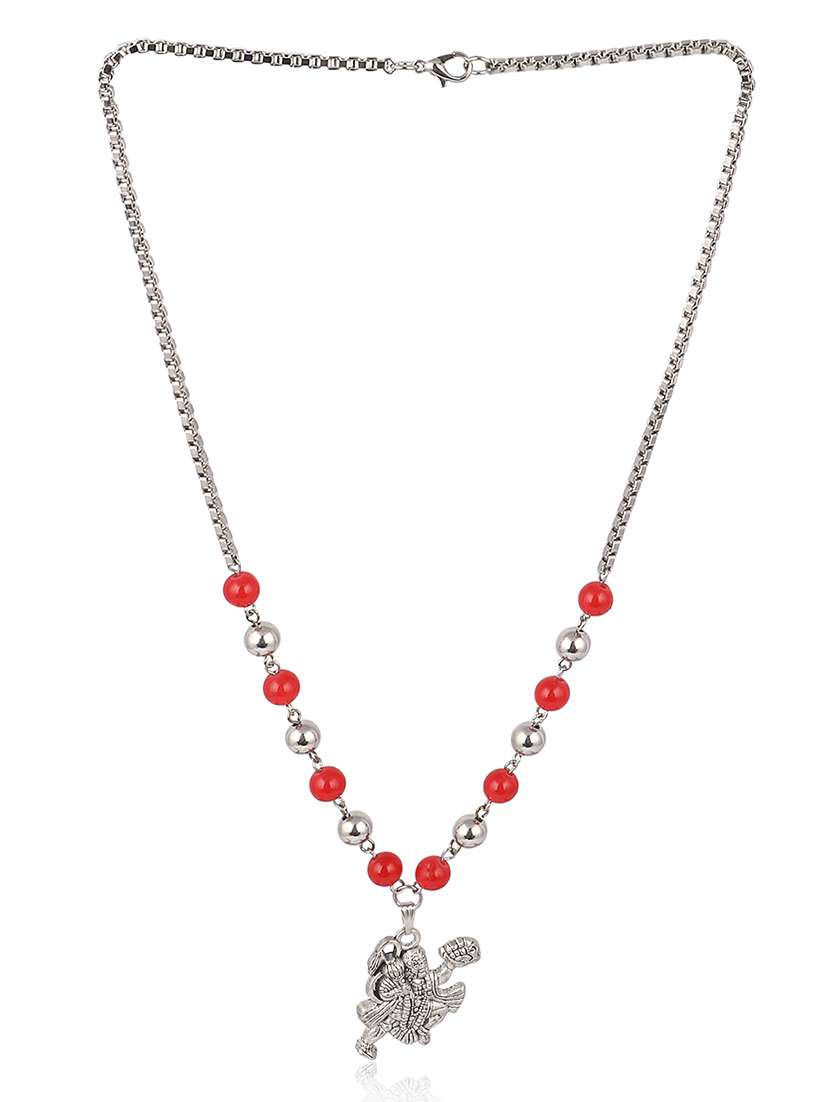 men sacred idol pendant with chain - 21645069 -  Standard Image - 1