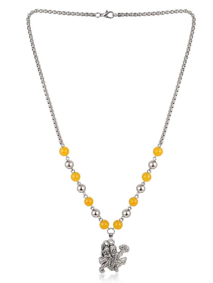 men sacred idol pendant with chain - 21645070 - Standard Image - 1