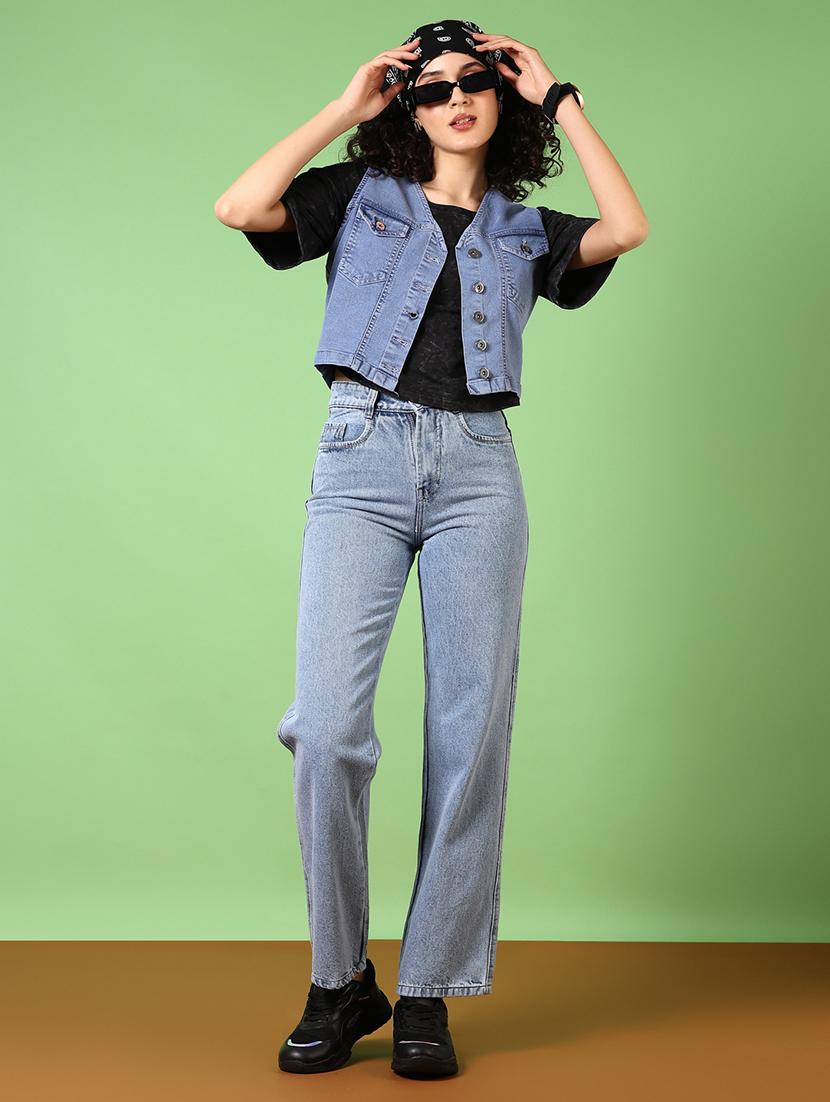 women solid sleeveless crop vest top - 21645098 - Standard Image - 4