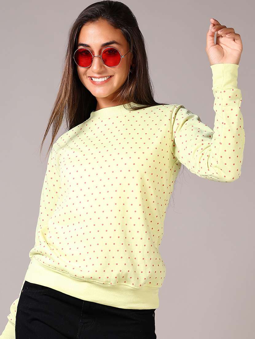 women printed long sleeves sweatshirt - 21645125 -  Standard Image - 1