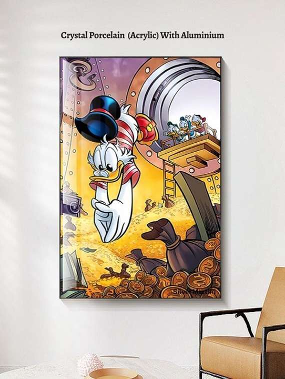 luxury quirky art wall painting