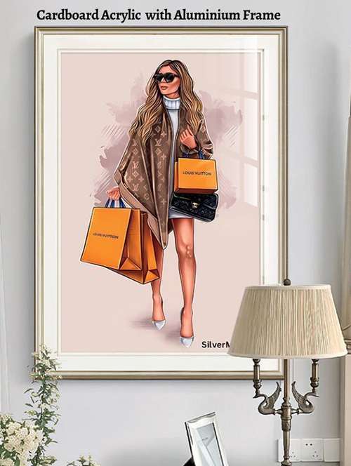 luxury modern glam wall painting - 21645371 -  Standard Image - 0