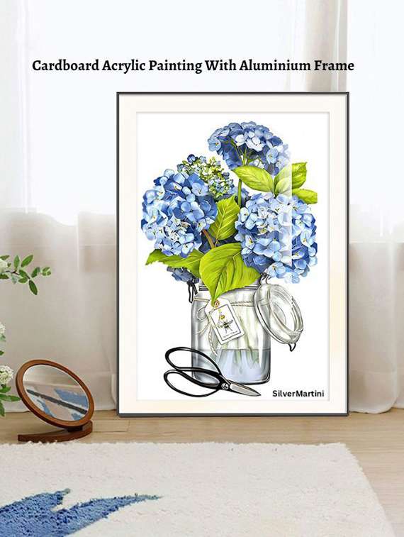 luxury bloom nature art wall painting