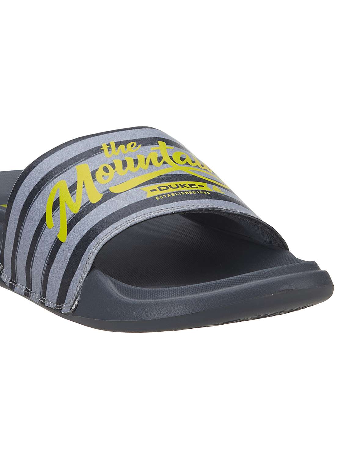 men grey slider flip flop - 21645397 -  Standard Image - 4
