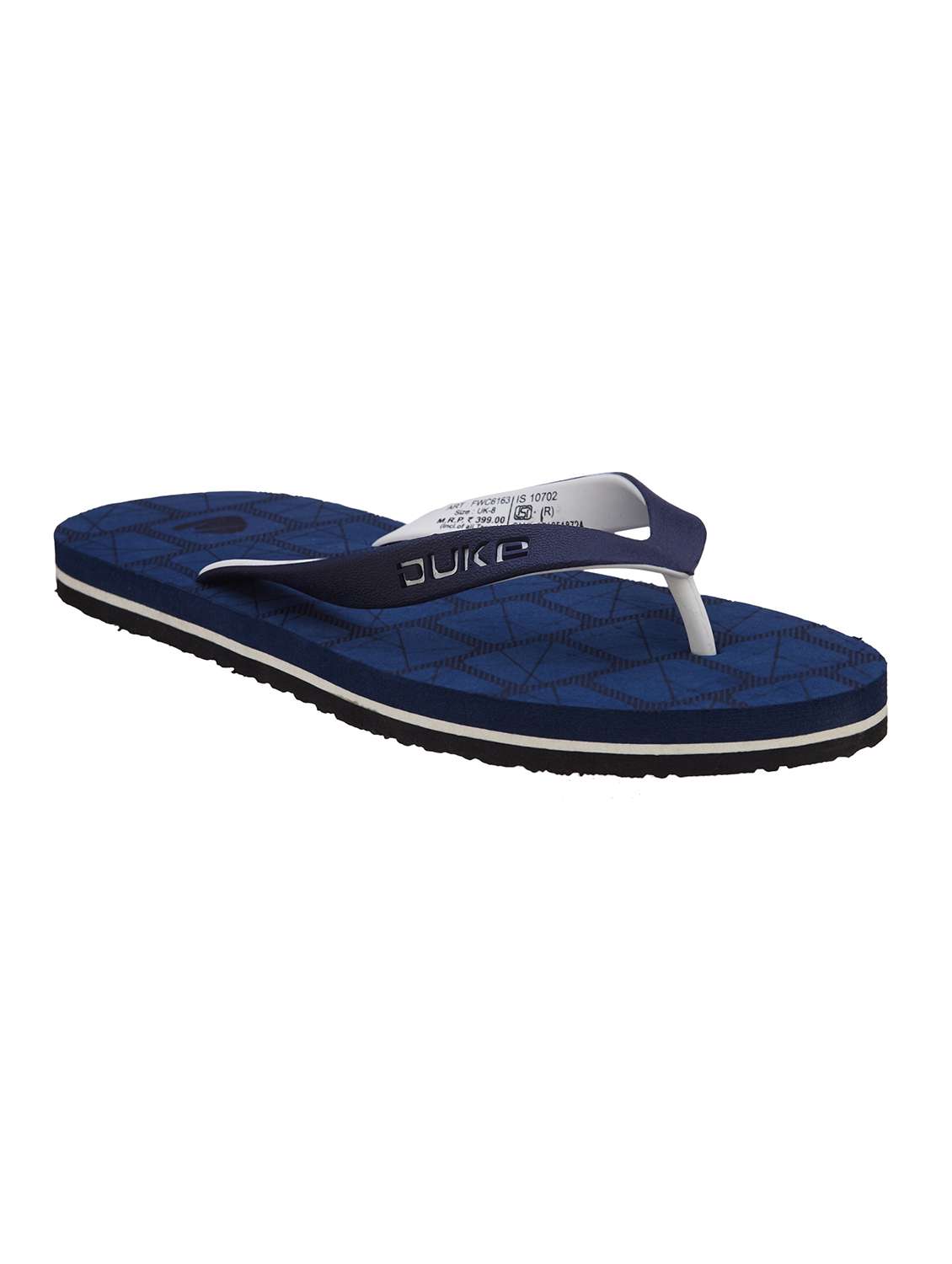 men navy blue slip on slipper - 21645409 -  Standard Image - 1