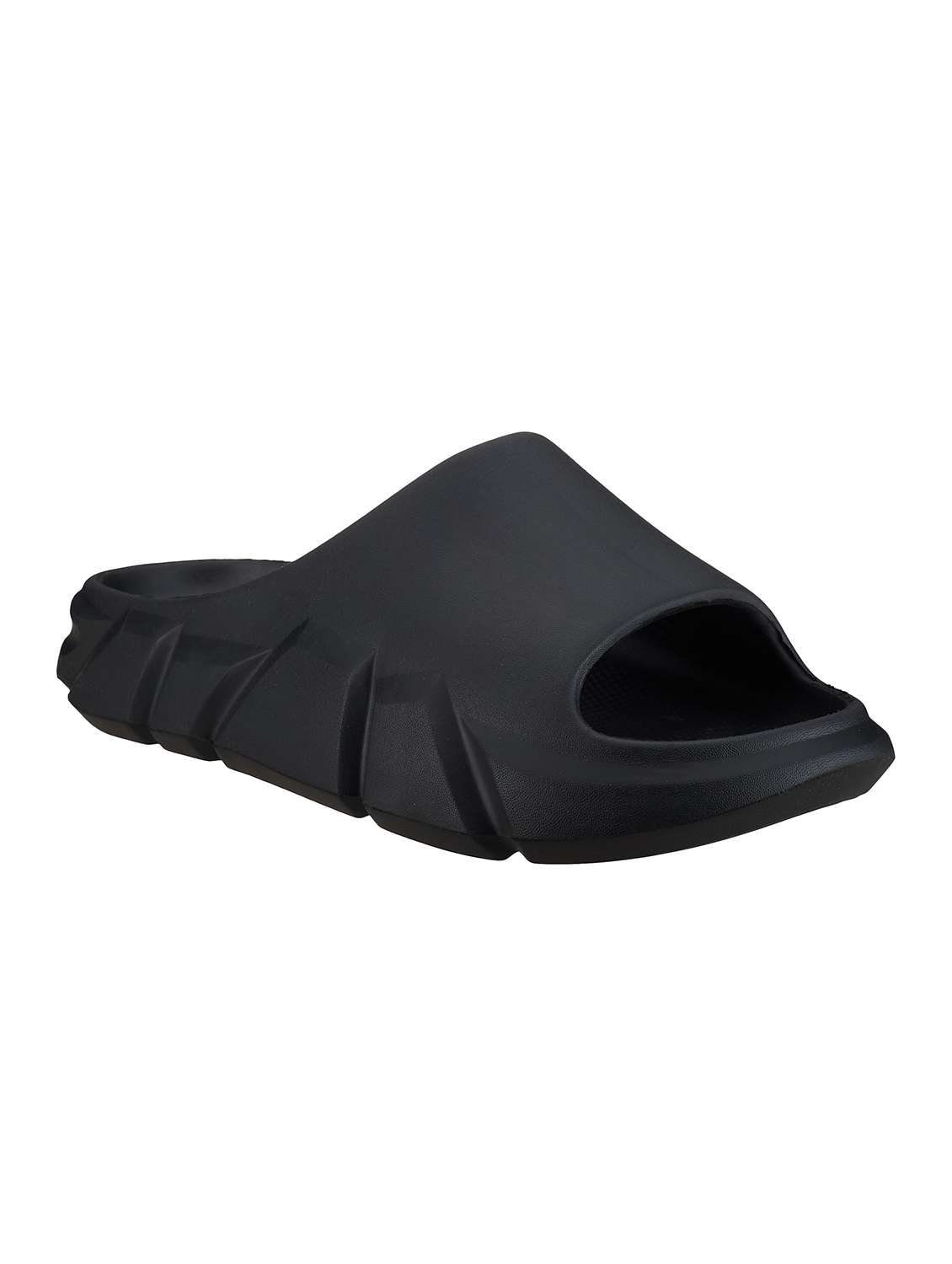 men black slider flip flop - 21645417 -  Standard Image - 1