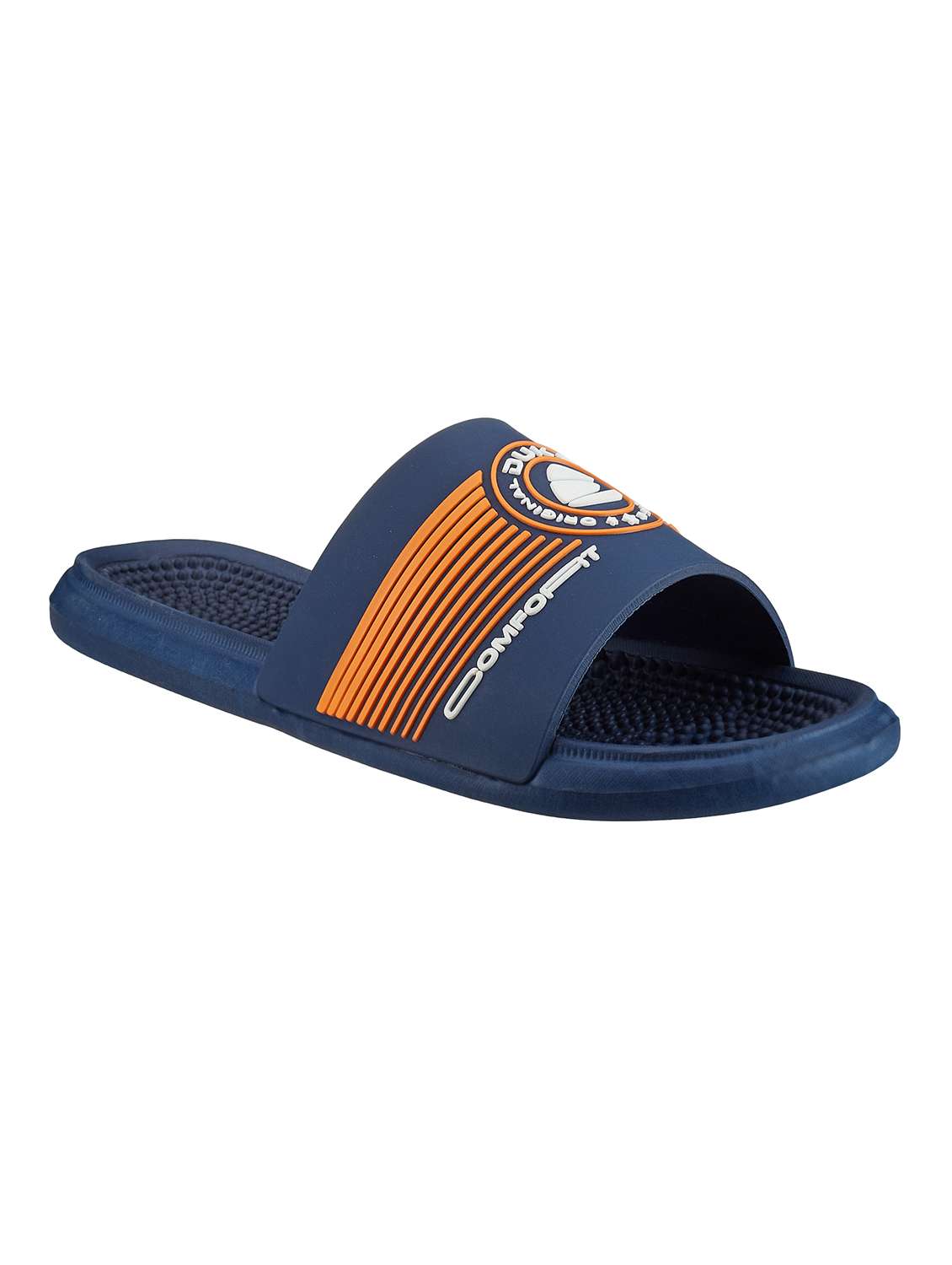 navy blue slider flip flop - 21645420 -  Standard Image - 1