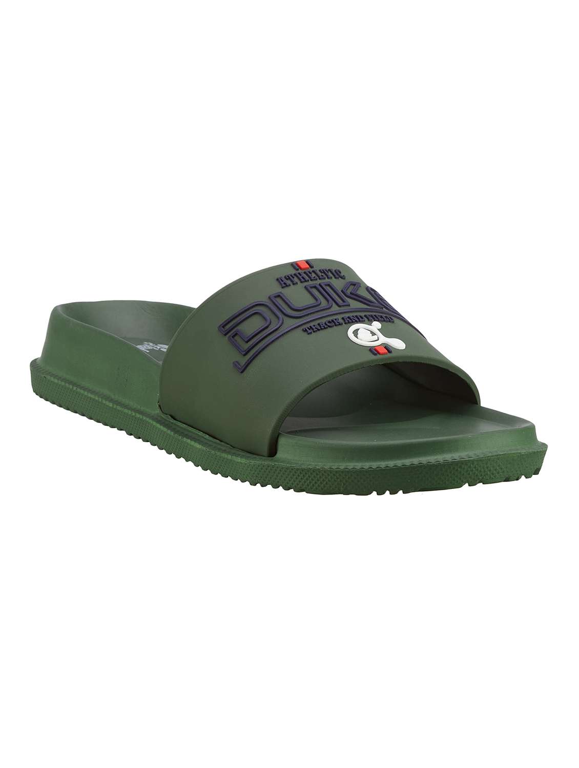 men olive slider flip flop - 21645423 -  Standard Image - 1