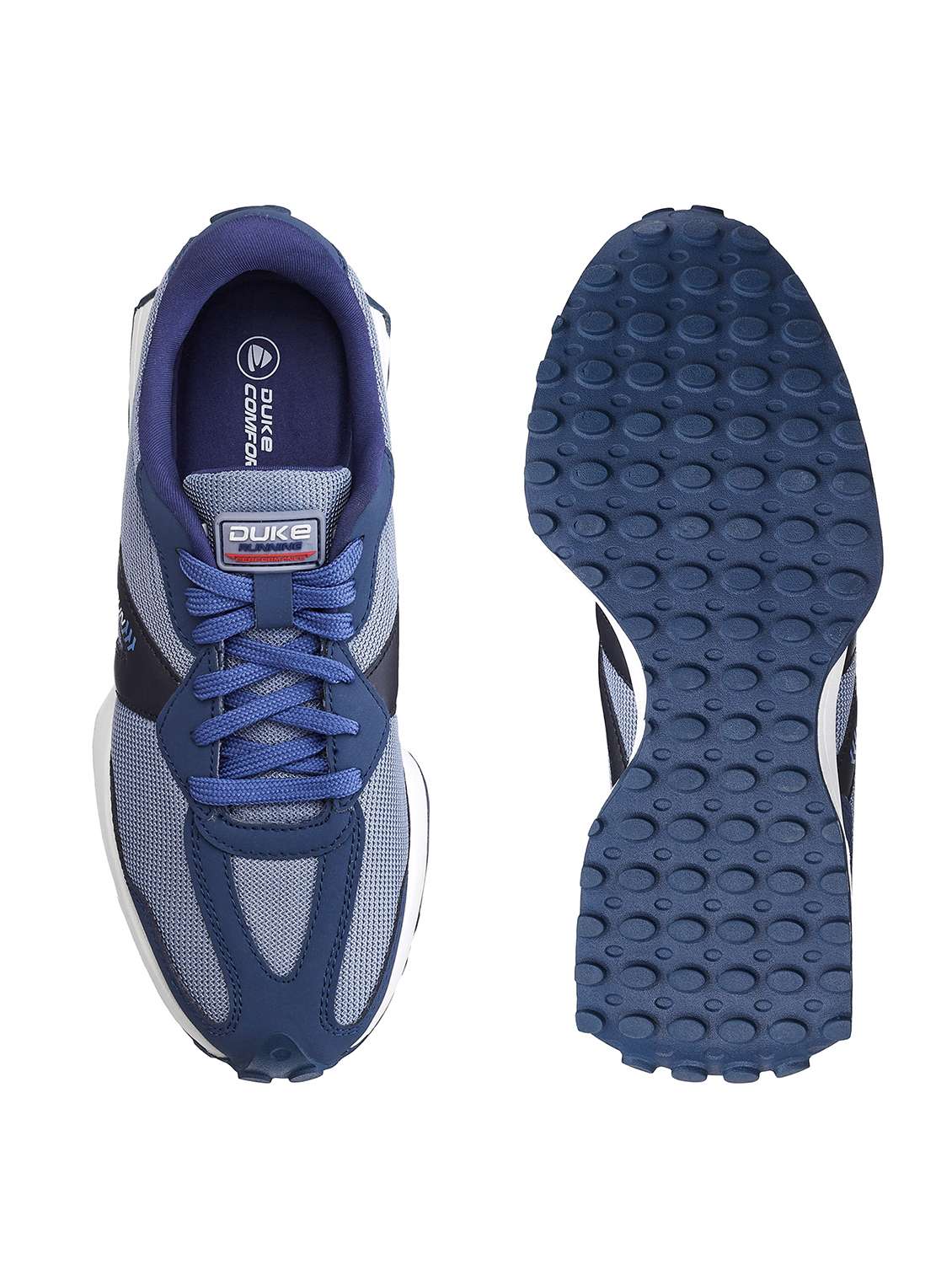men blue training or gym sport shoes - 21645432 -  Standard Image - 4