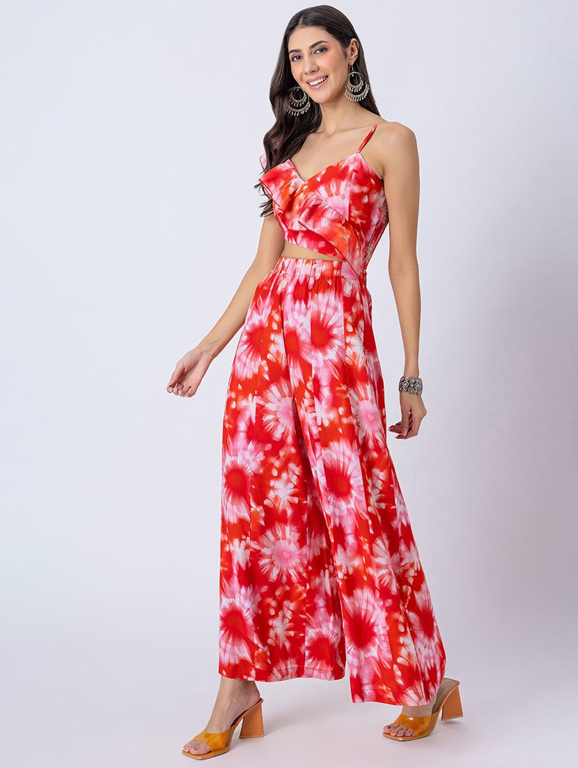 women printed full leg jumpsuit - 21645503 -  Standard Image - 1