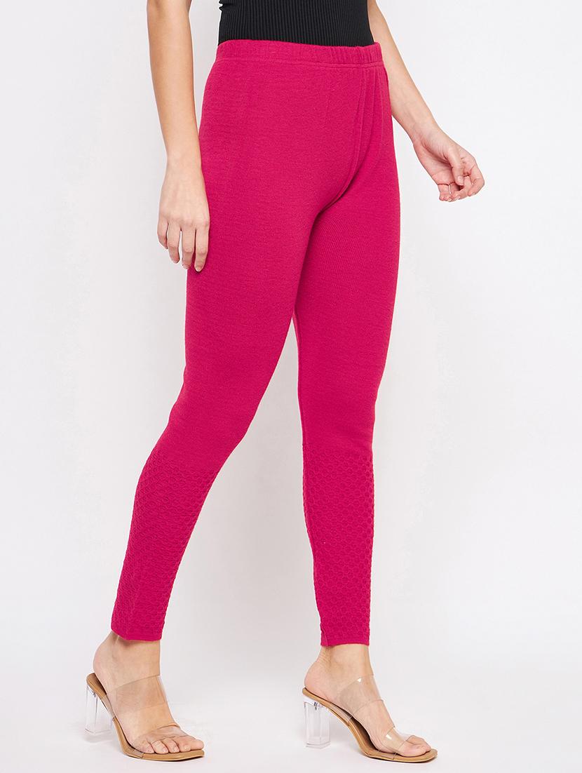 women solid ankle length leggings - 21645545 -  Standard Image - 1