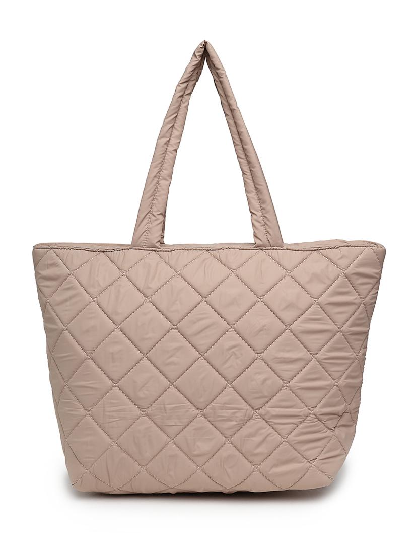 women tan quilted handbag - 21645828 - Standard Image - 4