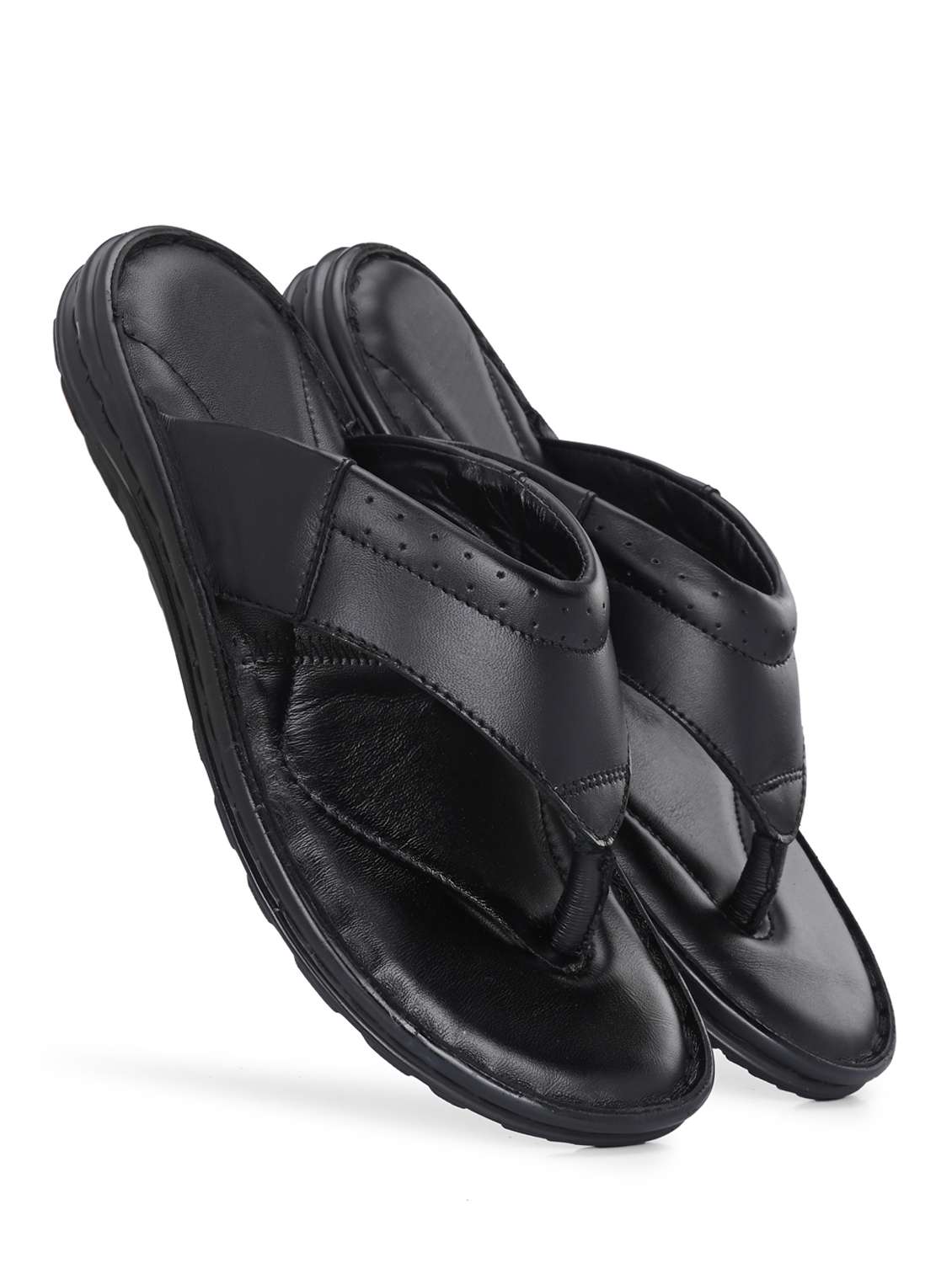 men solid slip on casual sandal - 21645989 -  Standard Image - 1