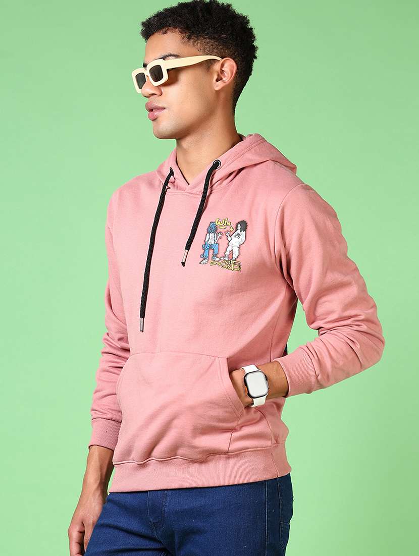 men long sleeves front & back print sweatshirt - 21646066 -  Standard Image - 1