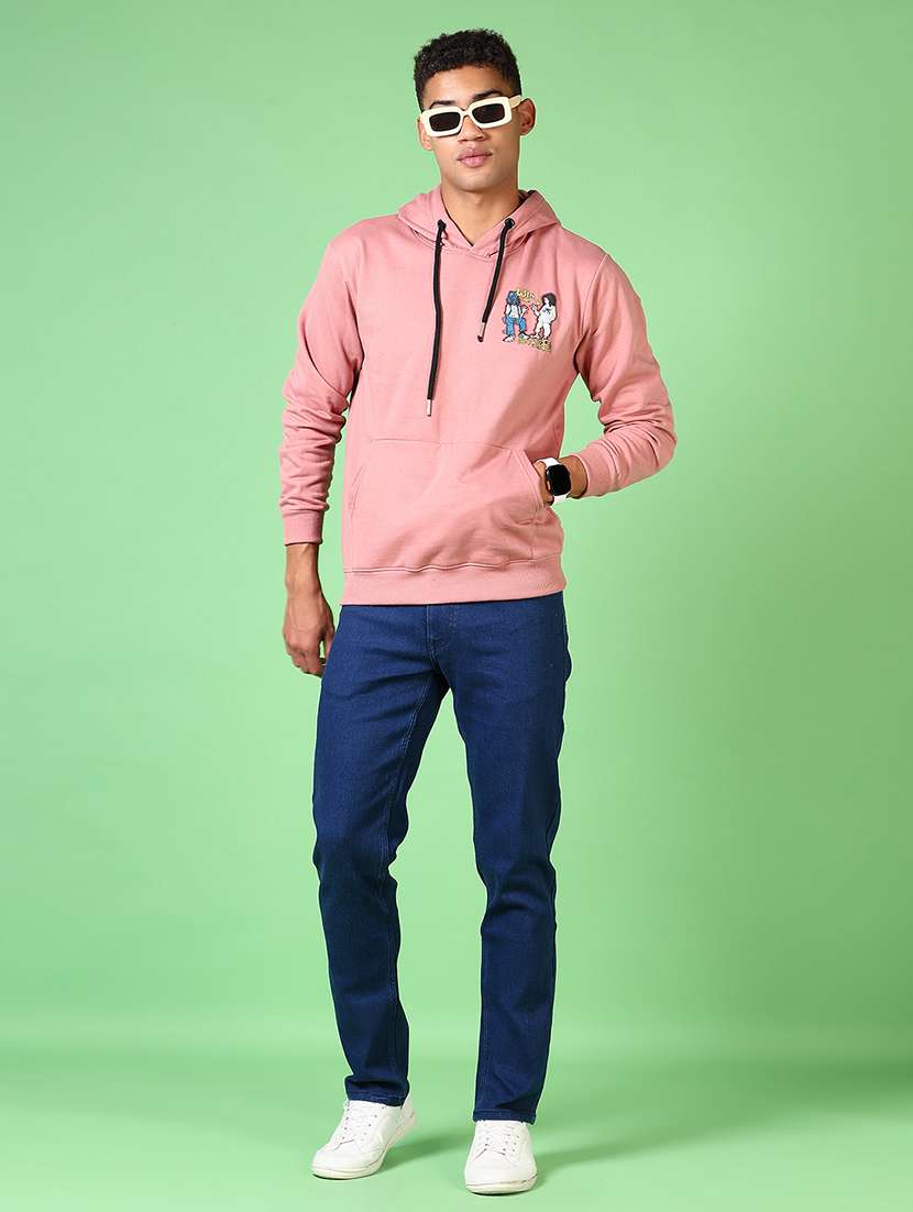 men long sleeves front & back print sweatshirt - 21646066 -  Standard Image - 4