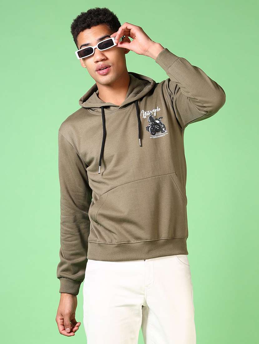 men long sleeves front & back print sweatshirt - 21646069 -  Standard Image - 1