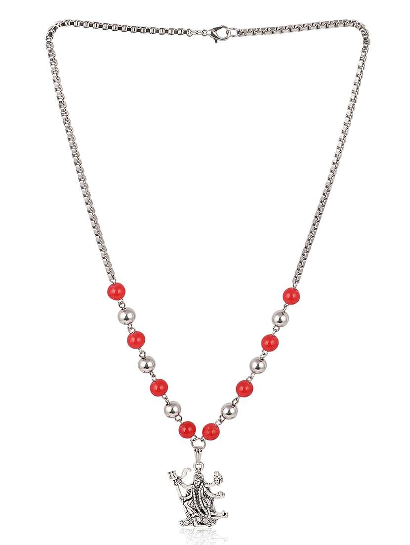 men sacred idol pendant with chain - 21646395 -  Standard Image - 1