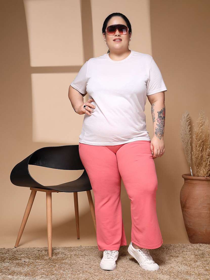 women plain low rise plus size jeggings - 21646618 -  Standard Image - 4