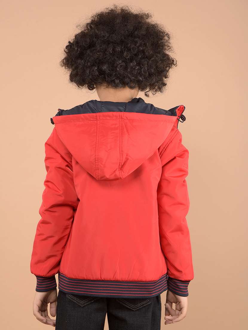 boys solid long sleeves reversible jacket - 21646745 -  Standard Image - 4