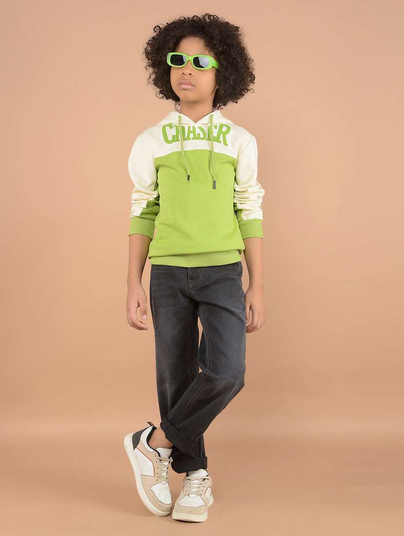 Boys Color Block Long Sleeve Sweatshirts - 21646777 -  Standard Image - 4
