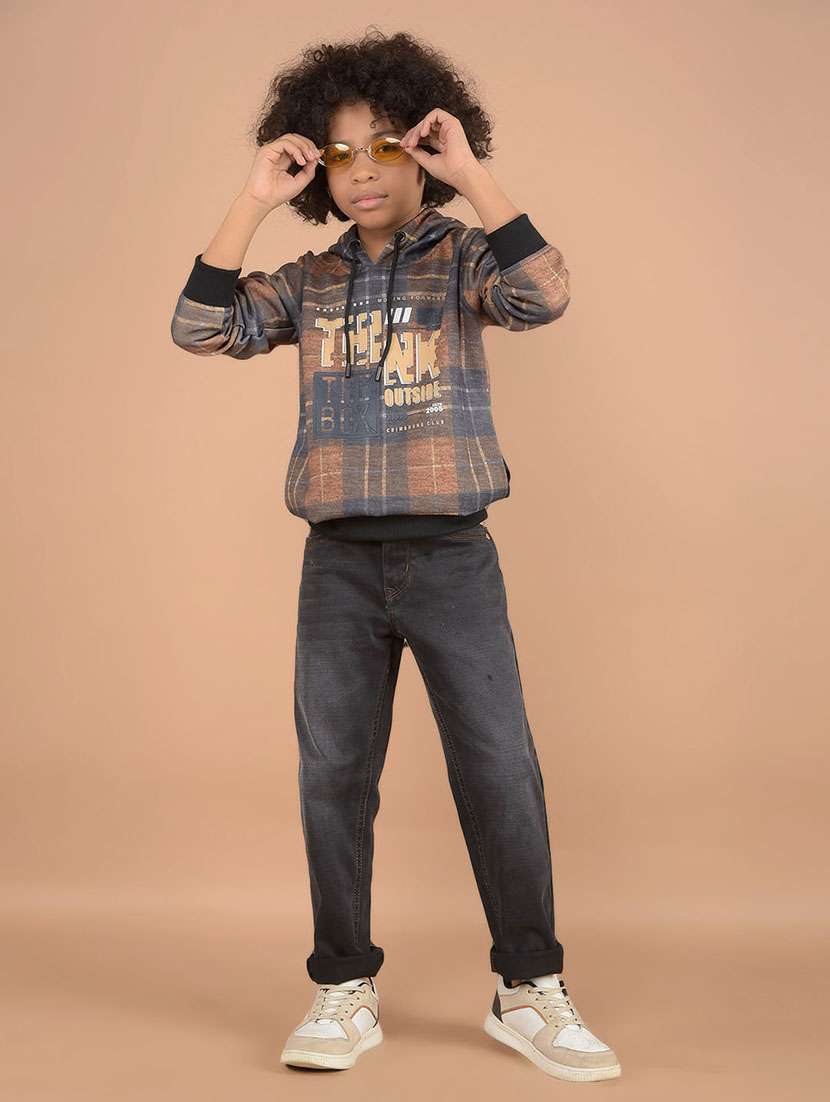 boys checks long sleeve sweatshirts - 21646787 -  Standard Image - 4