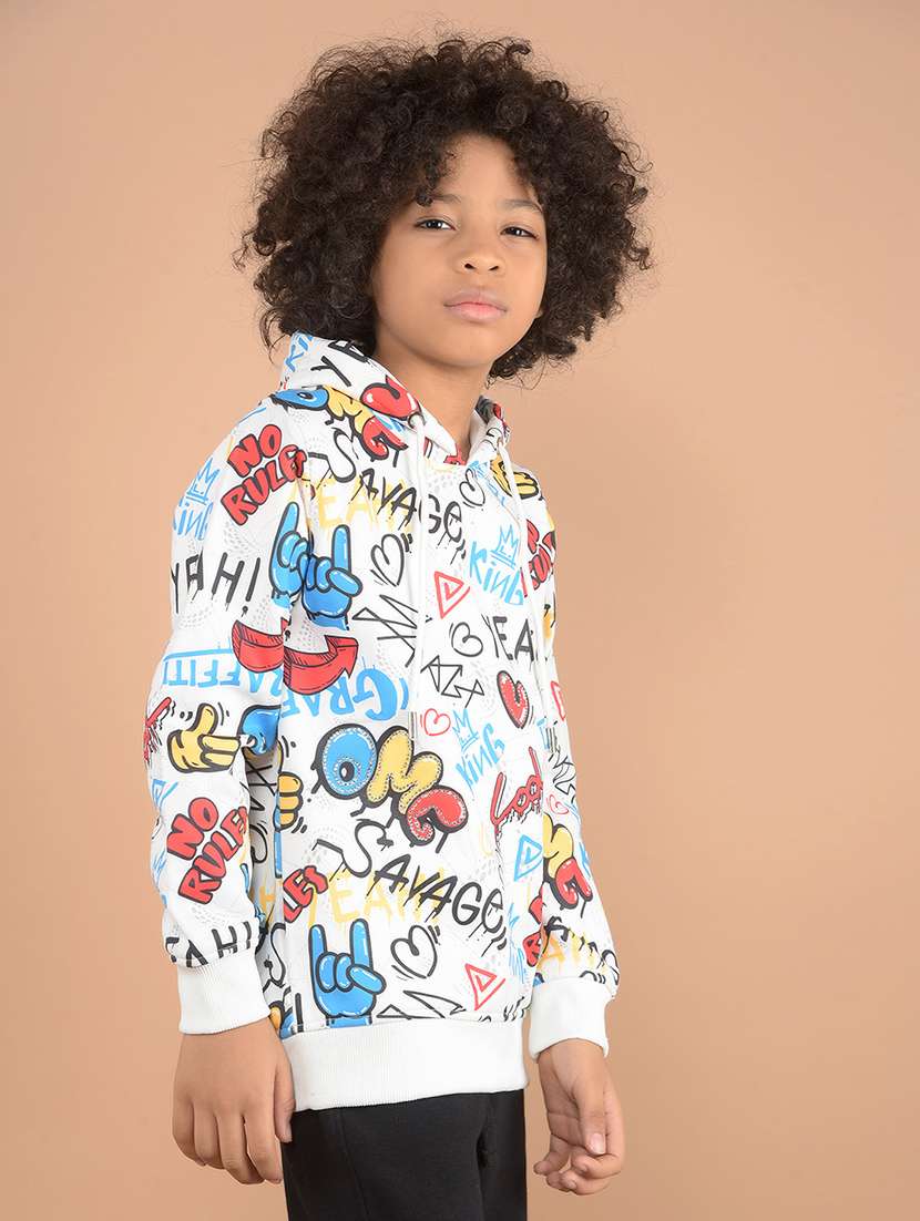 boys all over print long sleeve sweatshirts