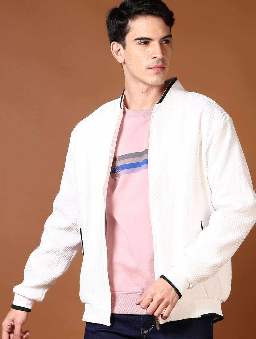 men solid long sleeve regular jacket - 21646895 -  Standard Image - 1