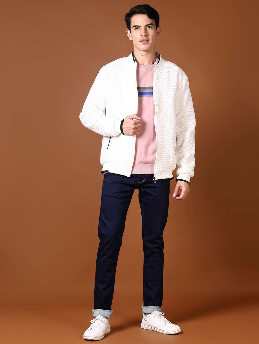 men solid long sleeve regular jacket - 21646895 -  Standard Image - 4