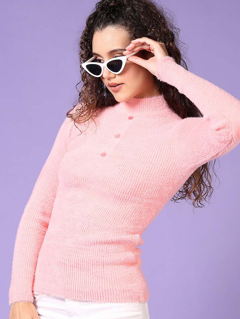 women self designed long sleeves pullover - 21646900 -  Standard Image - 1