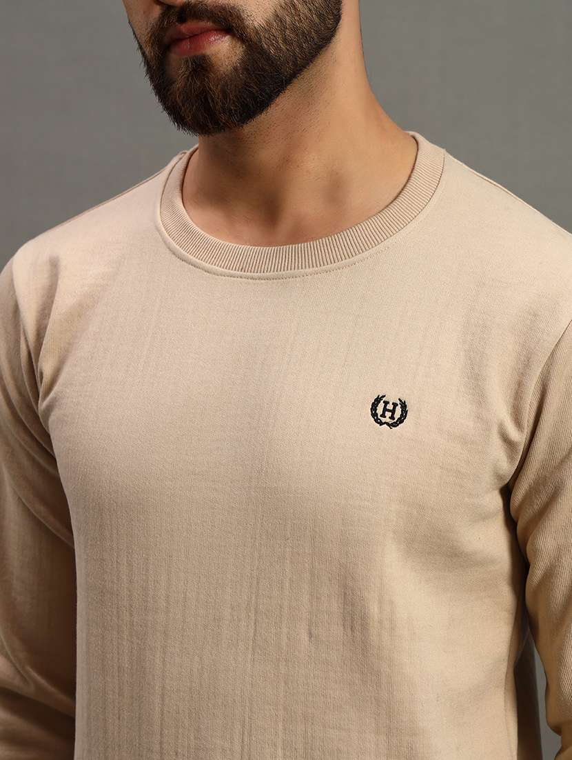 men solid regular fit sweatshirt - 21647110 -  Standard Image - 4