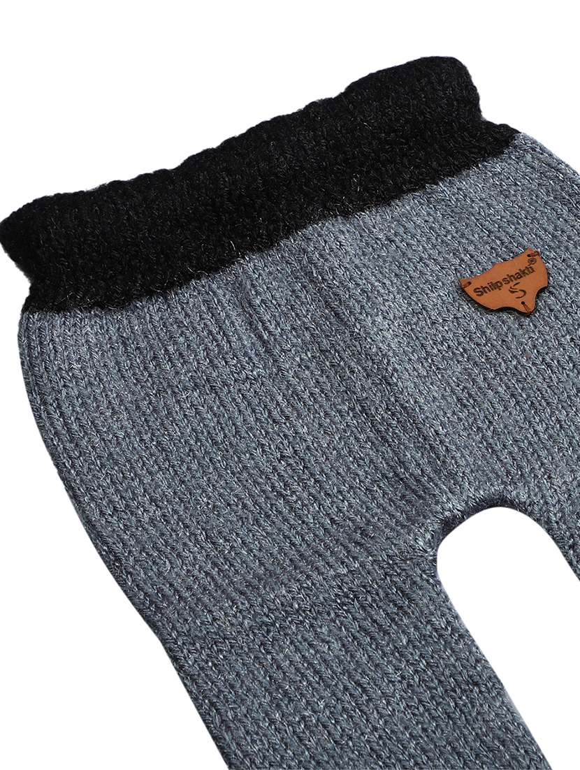 girls grey solids casual trouser - 21647193 -  Standard Image - 4