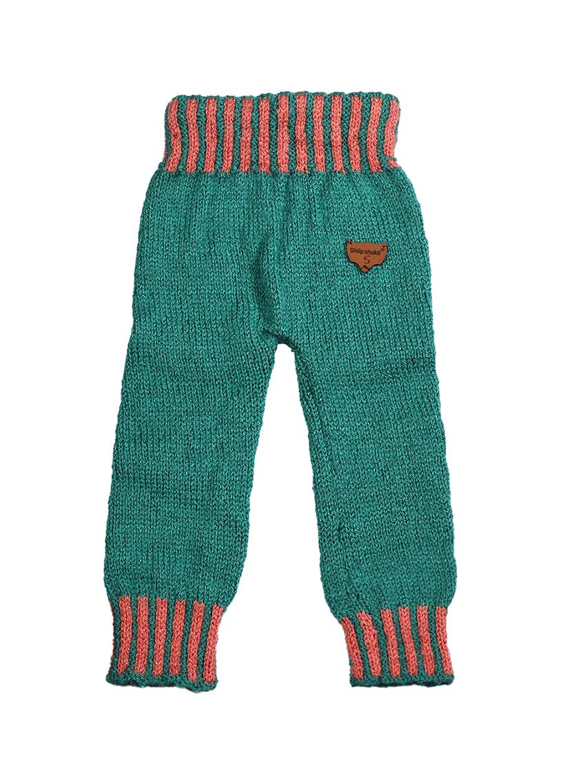 girls green solids casual trouser - 21647194 - Standard Image - 1