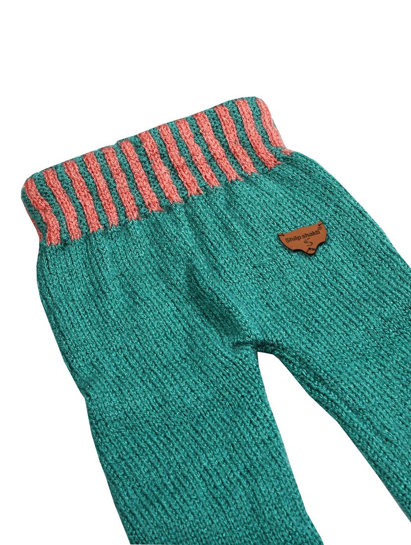 girls green solids casual trouser - 21647194 - Standard Image - 4